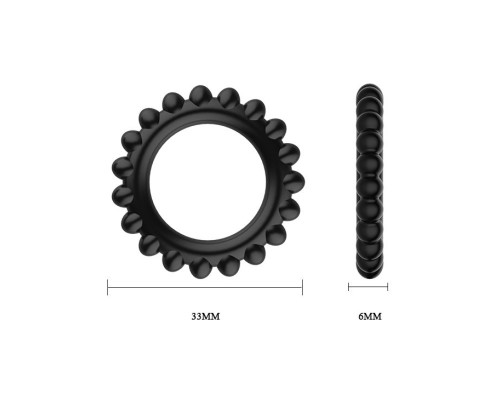 Набор из 3 ребристых эреционных колец TITAN