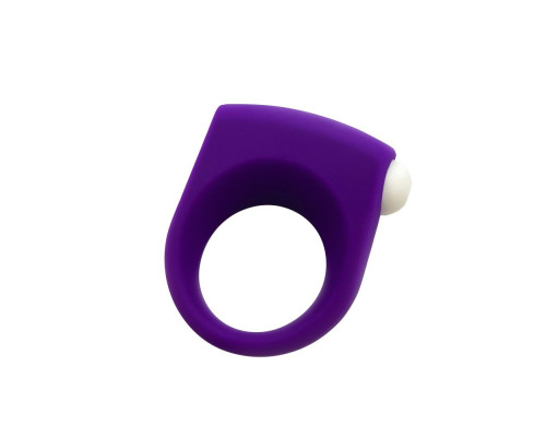 Фиолетовое эрекционное кольцо Puggle Vibrating Ring with Bullet