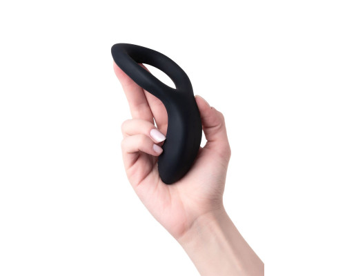 Черное эрекционное кольцо Lovense Diamo