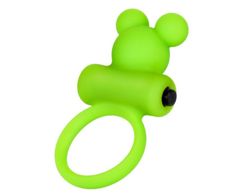 Зеленое виброкольцо на пенис A-Toys