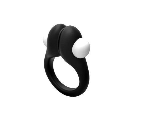 Черное эрекционное кольцо Zippy Vibrating Ring With Bullet