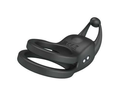 Черное перезаряжаемое виброкольцо Goodwin