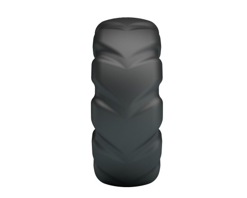 Черное эрекционное кольцо Jeriko