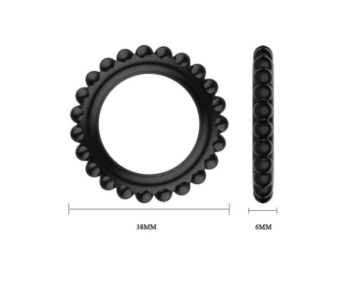 Набор из 3 ребристых эреционных колец TITAN