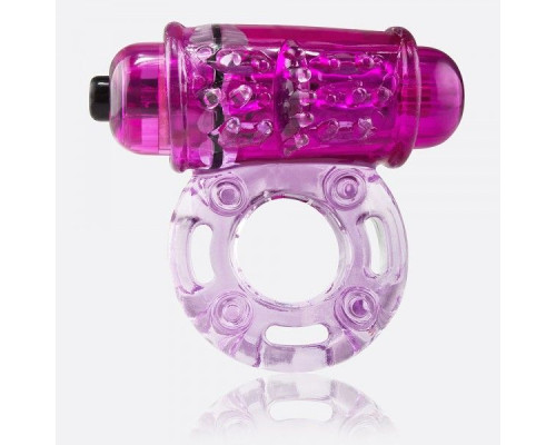 Фиолетовое эрекционное виброкольцо OWOW PURPLE