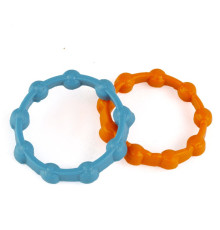 Эрекционное латексное кольцо с рельефом