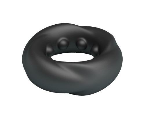 Черное эрекционное кольцо Daquez