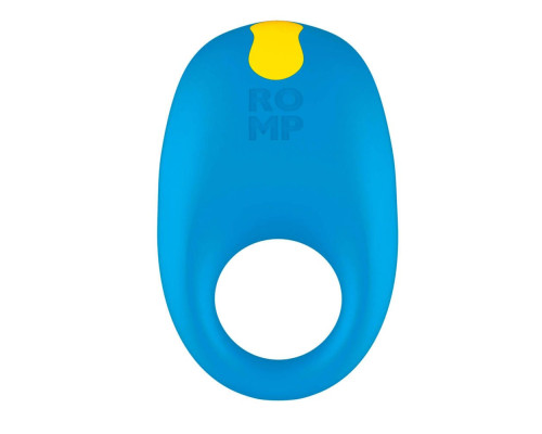 Синее эрекционное виброкольцо Romp Juke