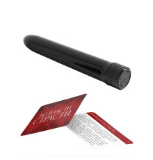 Набор для двоих «Во власти страсти»: черный вибратор и 20 карт