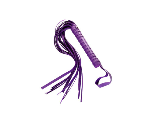 Фиолетовый набор БДСМ «Накажи меня нежно» с карточками