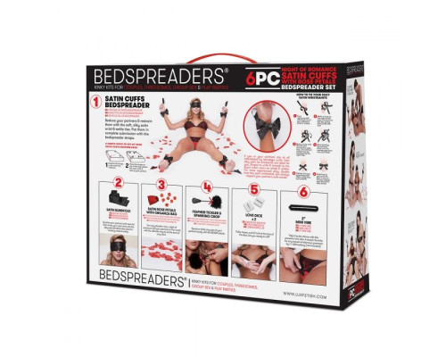 Романтический набор для БДСМ-игр с лепестками роз