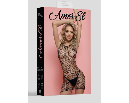 Эротическое мини-платье на бретелях