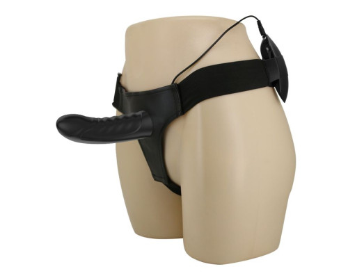 Полый страпон с вибрацией Marvin - 16,2 см.