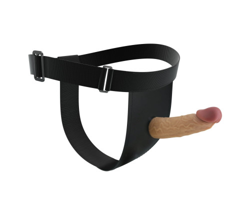 Полый страпон на регулируемых трусиках Houston - 17,5 см.