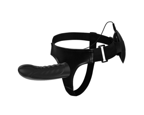 Полый страпон с вибрацией Marvin - 16,2 см.