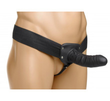 Полый страпон Erection Assist - 15,2 см.