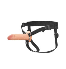 Полый страпон на ремнях 6’’ Hollow Silicone Strap-on