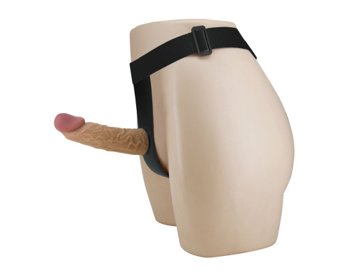 Полый страпон на регулируемых трусиках Houston - 17,5 см.