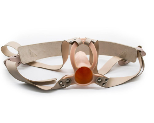 Телесный поясной парапротез - 17 см.