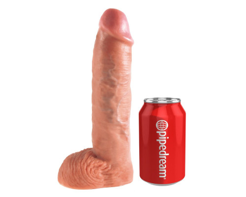 Страпон-система с телесной насадкой 10  Hollow Strap-On Suspender System - 25 см.