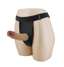 Полый страпон на регулируемых трусиках Houston - 17,5 см.