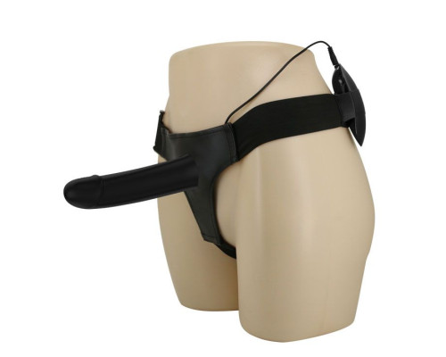 Полый страпон с вибрацией Vito - 17,3 см.