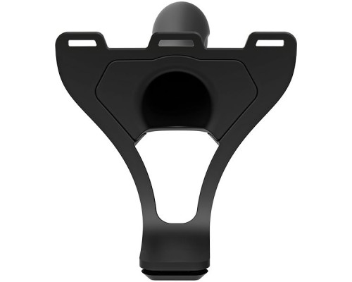 Черный полый страпон с креплением Body Extensions BE Strong - 19,05 см.