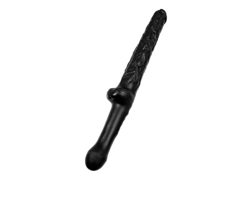 Черный фаллоимитатор «Вразумитель» - 52 см.