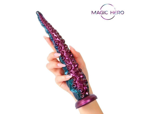 Фантазийный фаллоимитатор-щупальце на присоске - 27 см.