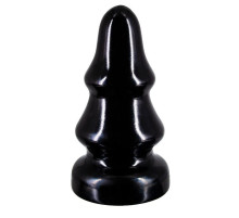 Черная анальная пробка MAGNUM 16 - 14 см.