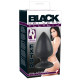 Большая чёрная анальная втулка Black Velvet Extra XL - 14 см.