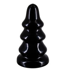 Черная анальная пробка MAGNUM 18 - 20,5 см.