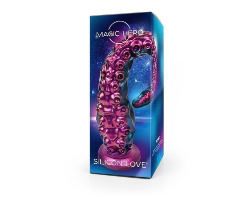 Фантазийный фаллоимитатор-щупальце на присоске - 27 см.