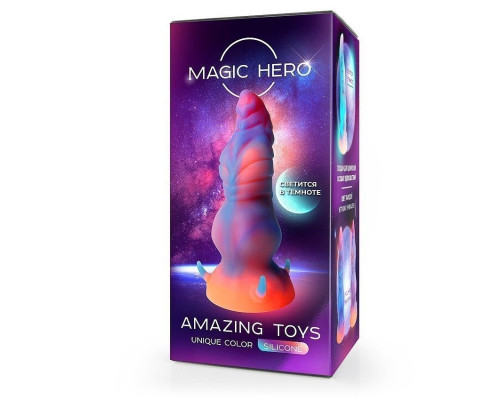 Светящийся в темноте фантазийный стимулятор - 20 см.