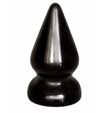 Чёрный анальный плаг MAGNUM 0 - 10 см.