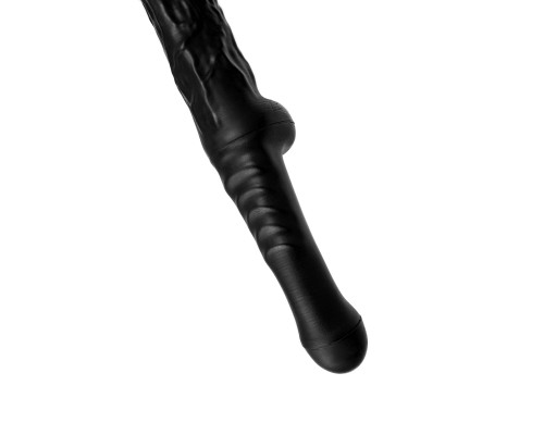 Черный фаллоимитатор «Вразумитель» - 52 см.