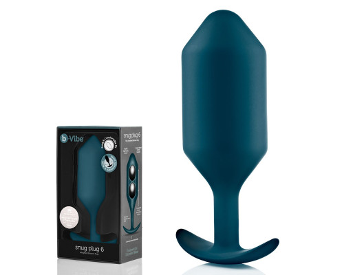 Бирюзовая пробка для ношения Snug Plug 6 - 18,5 см.