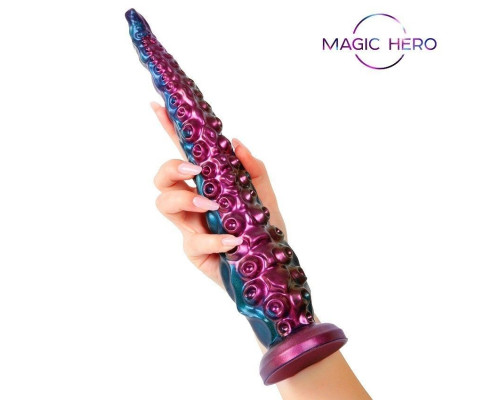 Фантазийный фаллоимитатор-щупальце на присоске - 33 см.