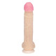 Большой фаллоимитатор из неоскин на присоске REAL Next №32 - 25,5 см.
