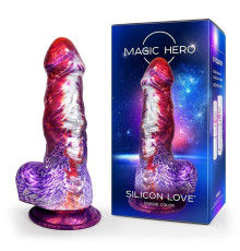 Фантазийный фаллоимитатор-гигант на присоске - 24 см.