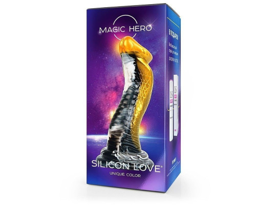 Фантазийный фаллоимитатор-змея на присоске - 22 см.