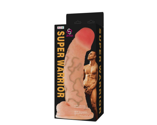 Фаллоимитатор-гигант Super Warrior - 37 см.