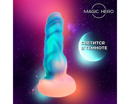 Светящийся в темноте фантаийный стимулятор - 20 см.