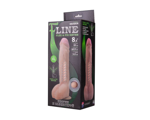 Фаллоимитатор на присоске F LINE - 25 см.