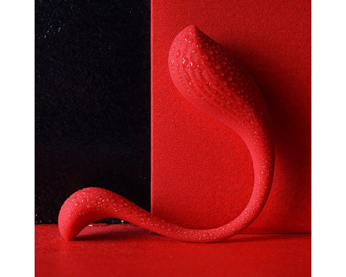 Красный интерактивный вибромассажер Phoenix Neo