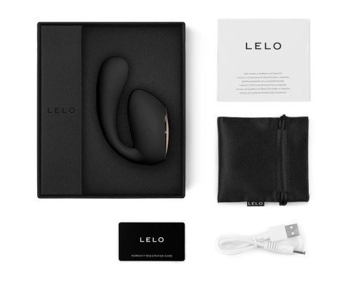 Черный вибратор с управлением через приложение Lelo Ida Wave