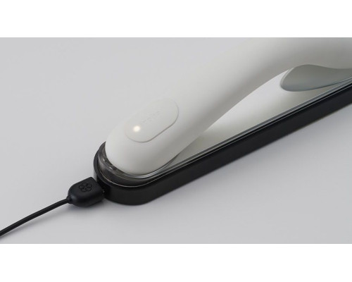 Белый вибратор Iroha Mai Tsuru - 17,4 см.