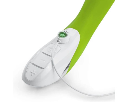 Вибратор Mystim цвета лайма Sassy Simon - 27 см.