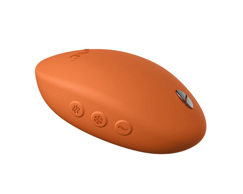 Оранжевый вибратор We-Vibe Temp для температурных игр