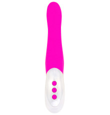 Лиловый пульсирующий массажер - 26 см.